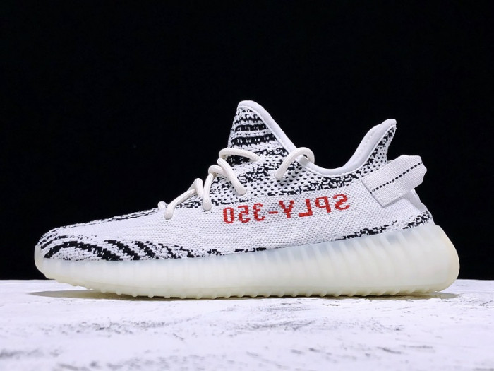 TB Adidas Yeezy Boost 350 V2 Zebra Black White CP9654