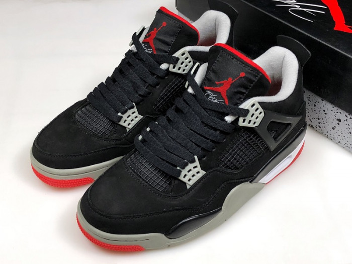 KICKWHO JORDAN 4 RETRO BLACK CEMENT 308497-060