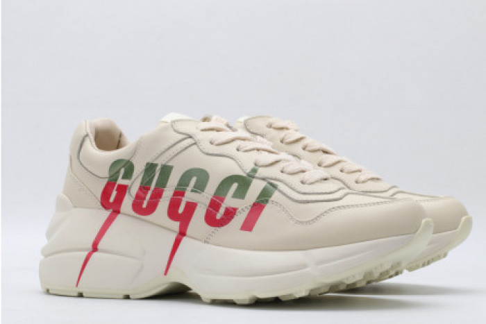 KICKWHO GUCC RHYTON LEATHER SNEAKER