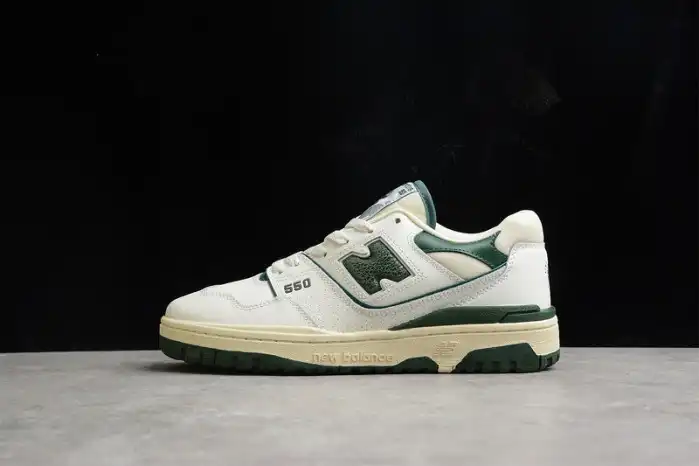 Cheap LY New Balance 550 Aime Leon Dore White Green BB550ALD