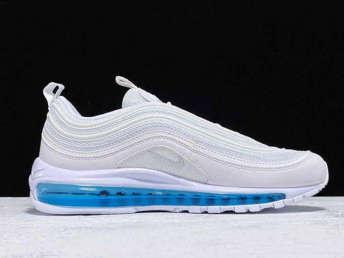 KICKWHO MSCHF X INRI X NIKE AIR MAX 97 'JESUS SHOES' CUSTOM WHITE BLUE 921826-101JSUS