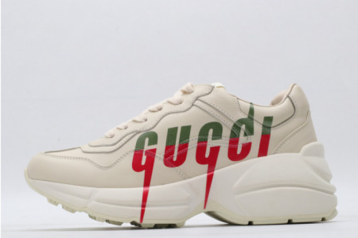 KICKWHO GUCC RHYTON LEATHER SNEAKER