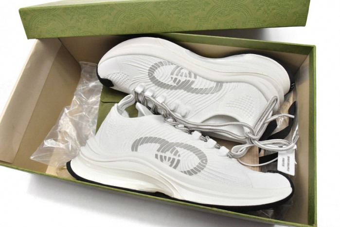 TB Gucc Run Sneakers White