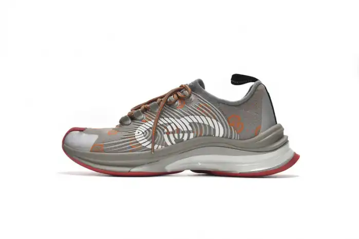 LY Gucc Run Sneakers Grey Red