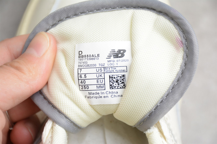 TB New Balance 550 Aime Leon Dore White Grey BB550ALE