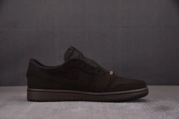 Kick Theory Travis Scott x Air Jordan 1 Low OG Velvet Brown DM7866-202