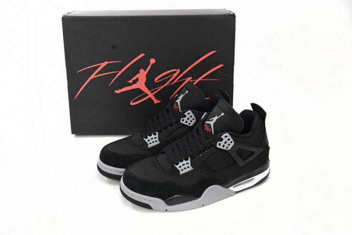 TB Air Jordan 4 Black Canvas DH7138-006