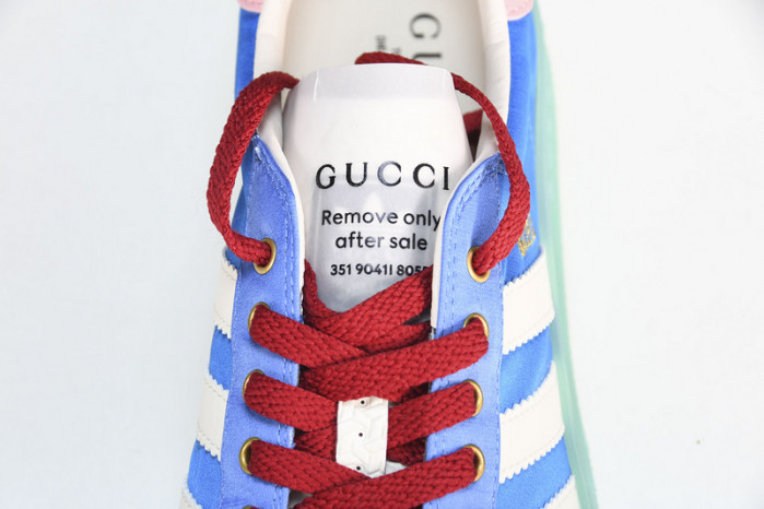 TB adidas x Gucci women's Gazelle sneaker 707867 U7R10 3660