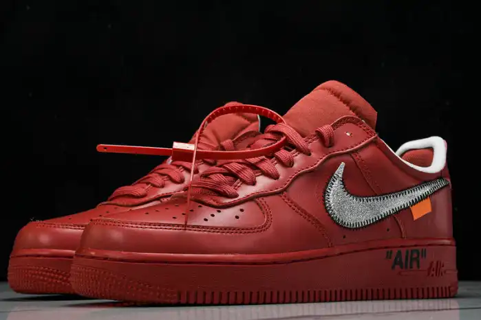 Bmlin Nike Air Force 1 Low Off-White Red AO4297-600