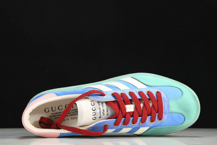 TB adidas x Gucci women's Gazelle sneaker 707867 U7R10 3660