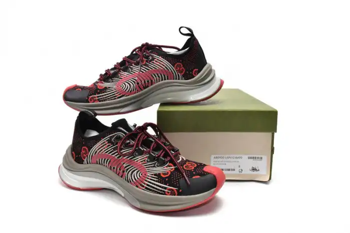 Bmlin Shoes Gucc Run Sneakers Black Red