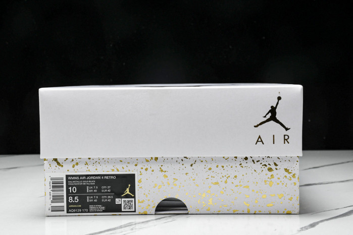 KICKWHO Jordan 4 Retro Metallic Gold AQ9129-170