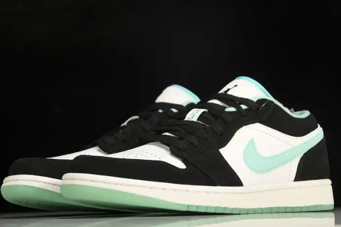 Bmlin Shoes Air Jordan 1 Low Island Green CQ9828-131