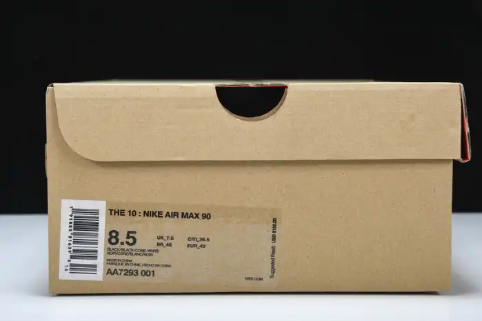 Affordable Nike Air Max 90 Off-White Black AA7293-001