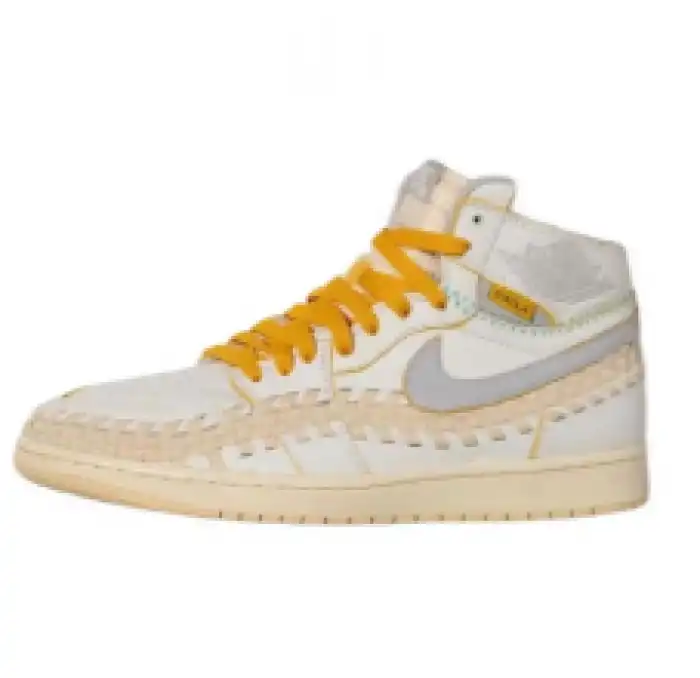 Cheap Jordan 1 Retro High OG SP Union Bephie's Beauty Supply Woven Sail FD2565-100