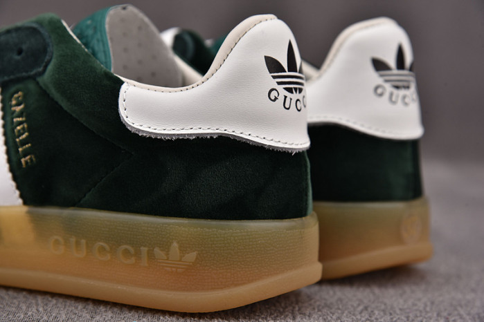 TB Adidas x Gucci Gazelle Sneaker Green