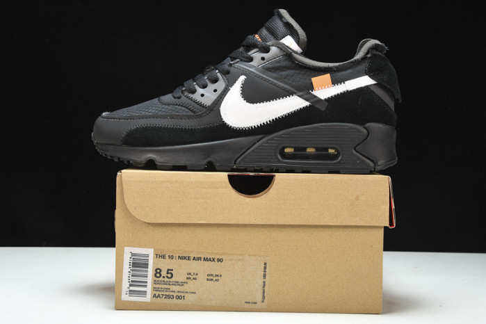 TB Nike Air Max 90 Off-White Black AA7293-001