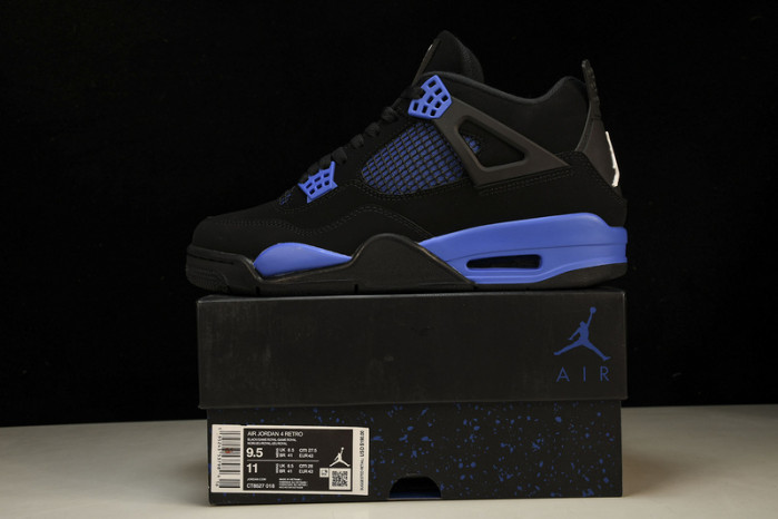 TB Jordan 4 Retro Black Game Royal CT8527-018