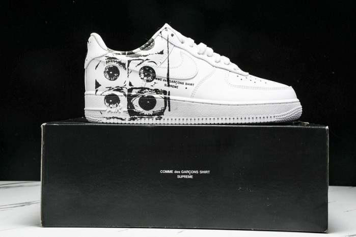 TB Nike Air Force 1 Low Supreme Comme des Garcons Shirt 923044-100