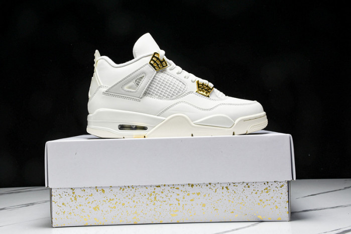 KICKWHO Jordan 4 Retro Metallic Gold AQ9129-170