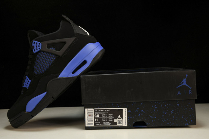 TB Jordan 4 Retro Black Game Royal CT8527-018