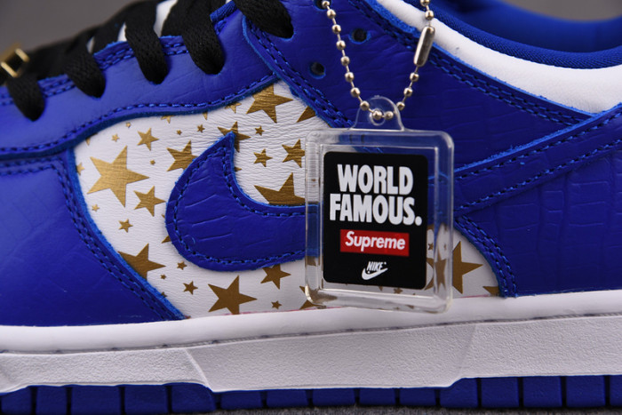 KICKWHO Nike SB Dunk Low Supre* Stars Hyper Royal (2021) DH3228-100