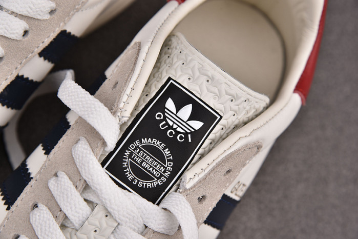 TB Adidas x Gucci Gazelle Sneaker White