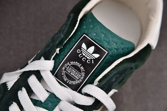 Cheap Adidas x Gucci Gazelle Sneaker Green