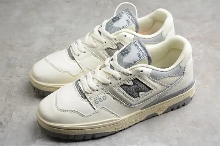 Rep LY New Balance 550 Aime Leon Dore White Grey BB550ALE