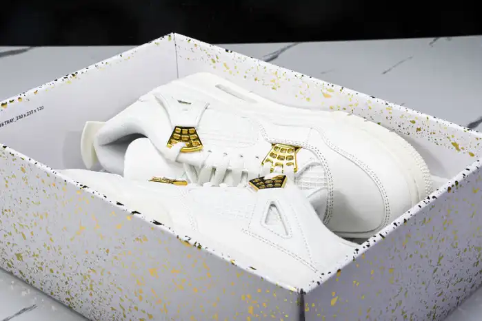 Rep Jordan 4 Retro Metallic Gold AQ9129-170