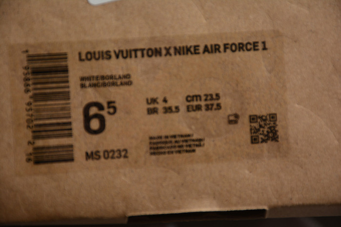 TB Louis Vuitton Nike Air Force 1 Low By Virgil Abloh White Royal