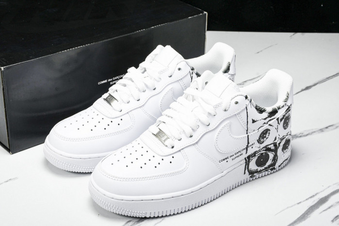 TB Nike Air Force 1 Low Supreme Comme des Garcons Shirt 923044-100