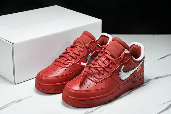 Bmlin Nike Air Force 1 Low Off-White Red AO4297-600