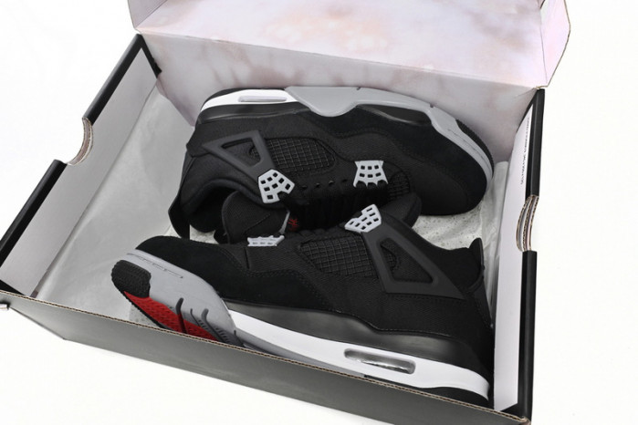 TB Air Jordan 4 Black Canvas DH7138-006