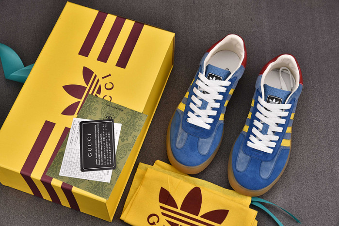 TB Adidas x Gucci Gazelle Sneaker Blue