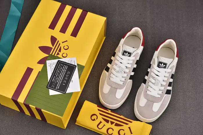 Bmlin Adidas x Gucci Gazelle Sneaker White