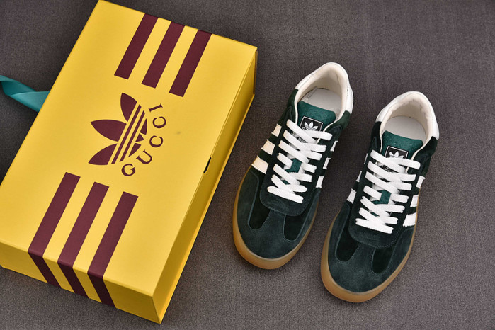 TB Adidas x Gucci Gazelle Sneaker Green