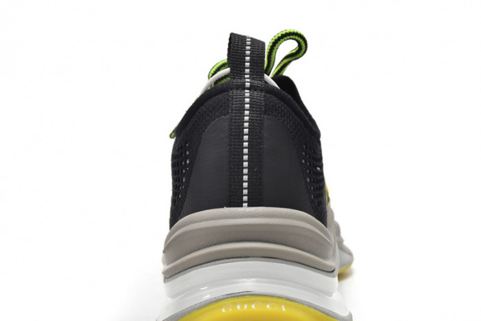 KICKWHO Gucc Run Sneakers Black Yellow