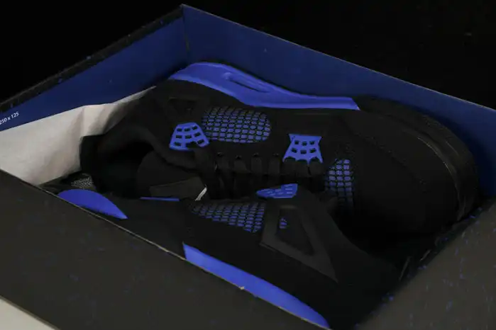 Rep Jordan 4 Retro Black Game Royal CT8527-018