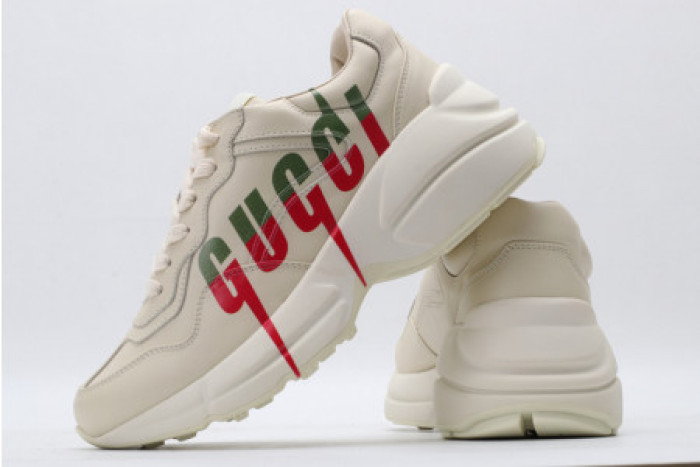 KICKWHO GUCC RHYTON LEATHER SNEAKER