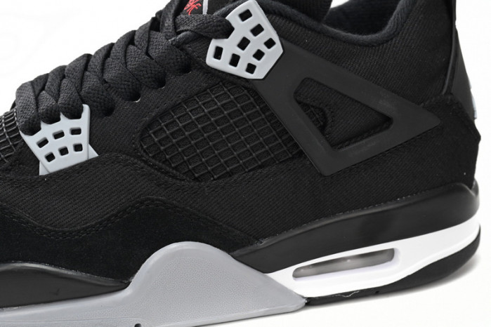 TB Air Jordan 4 Black Canvas DH7138-006