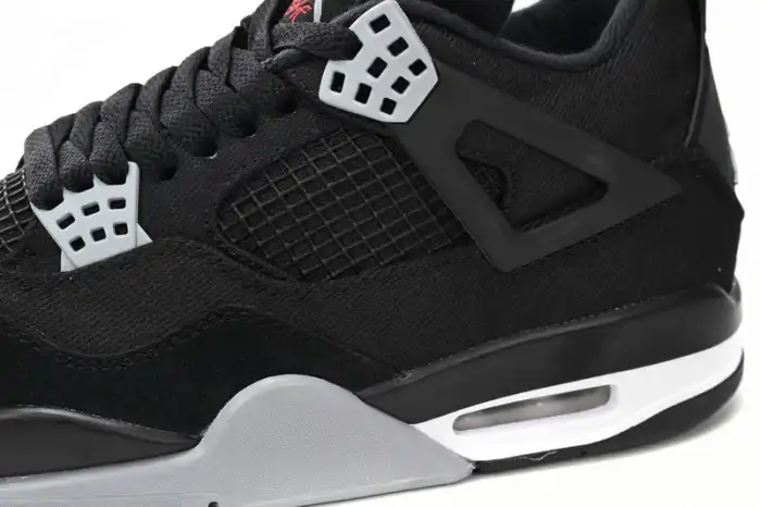 Cheap Air Jordan 4 Black Canvas DH7138-006