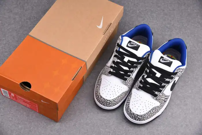 Cheap LY Nike Dunk SB Low White Cement (2002) 304292-001