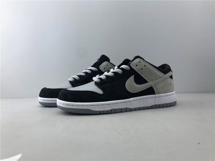 KICKWHO Nike Sb Zoom Dunk Low Pro Black Wolf Grey-White-White 854866-001