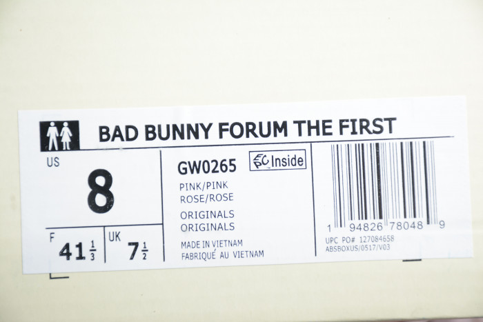 KICKWHO Adidas Forum Low Bad Bunny Pink Easter Egg GW0265