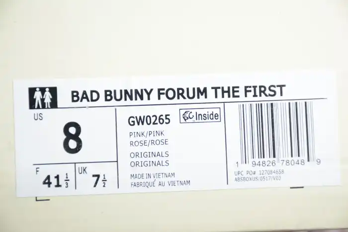 Rep LY Adidas Forum Low Bad Bunny Pink Easter Egg GW0265