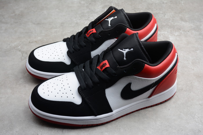 TB Air Jordan 1 Low Black Toe 553558-116