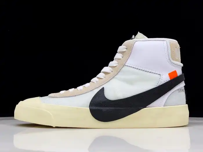 Bmlin Shoes NIKE BLAZER MID OFF-WHITE AA3832-100