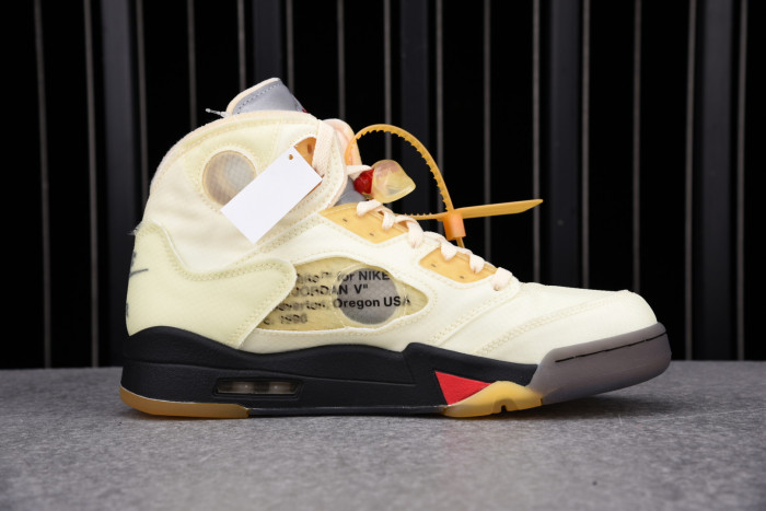 TB Jordan 5 Retro OFF-WHITE Sail DH8565-100