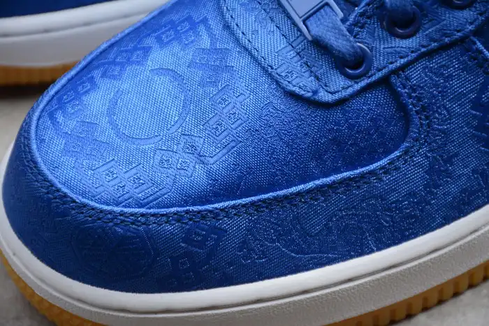 Rep LY AIR FORCE 1 LOW CLOT BLUE SILK CJ5290-400